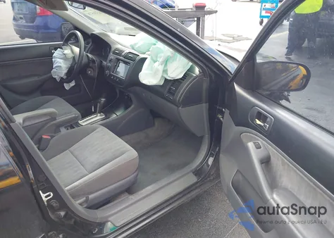 2004 Honda Civic Lx из США, поврежденный, VIN 2HGES16524H582596